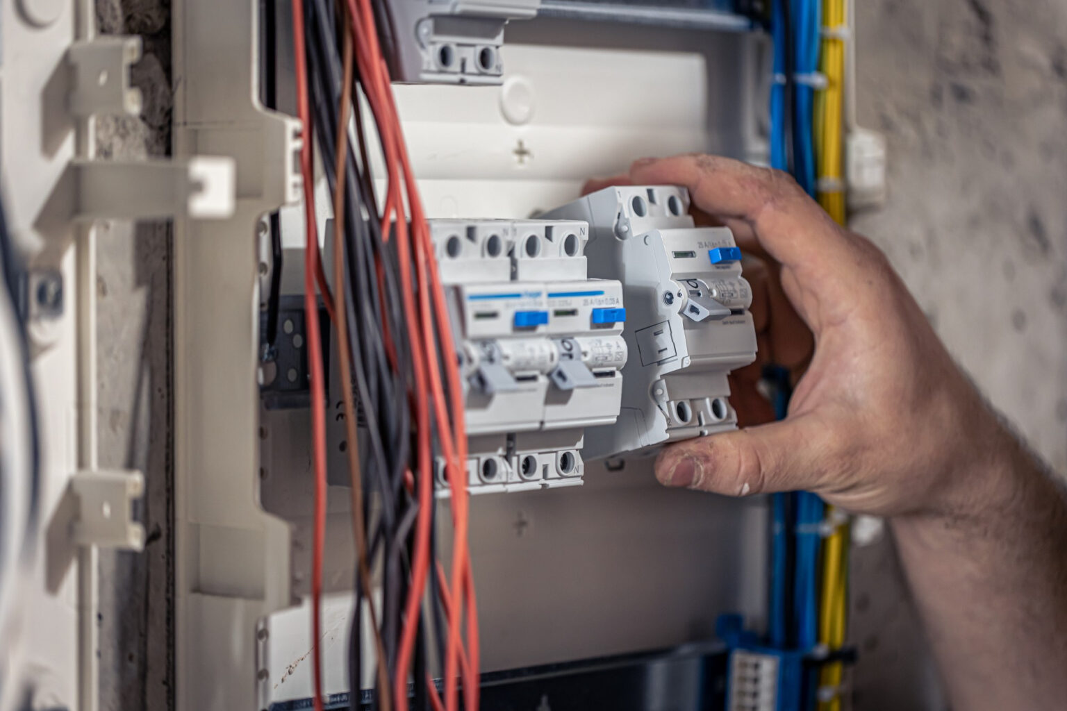 Cableado y línea de alimentación reforzada para soportar nuevos electrodomésticos de cocina